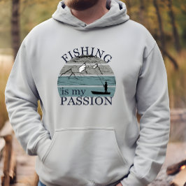 Sudadera Pesca divertida diciendo