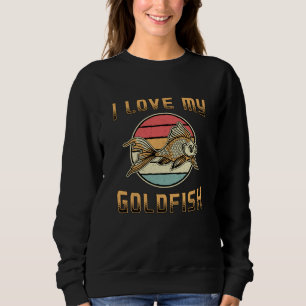 Sudadera Pesca dorada me encanta mi pez dorado acuario anim