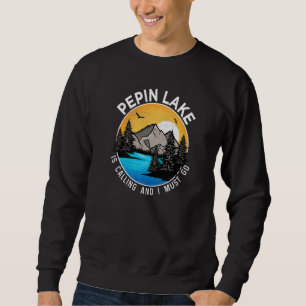 Sudadera Pesca Embarcaciones Campamento  Vista del lago Pep