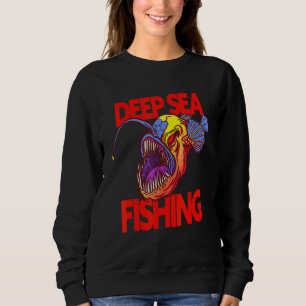 Sudadera Pesca en aguas profundas - Monstruo del Mar Profun