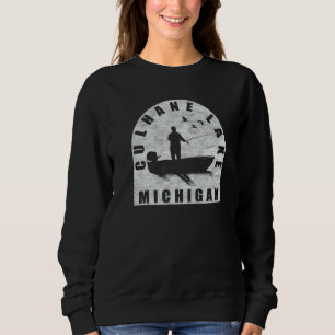 Sudadera Pesca en el lago Culhane Michigan