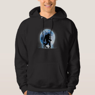 Sudadera Pesca Estúpida Luna Azul Y Molde Para Ropa Masculi