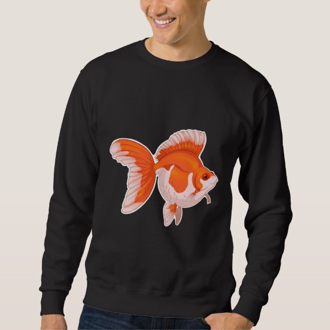 Sudadera Pesca Fanatic Ryukin Goldfish (Anverso)
