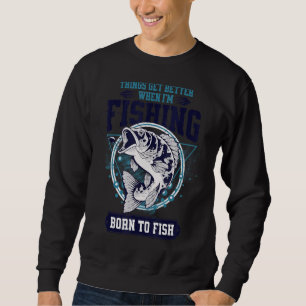 Sudadera Pesca Para Hombres Pescador Pescador Pescador Mast