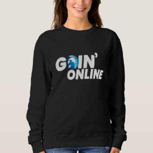 Sudadera Pesca que me voy a internet pescando pescador