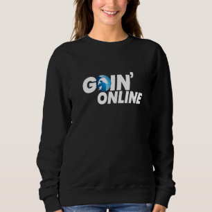 Sudadera Pesca que me voy a internet pescando pescador