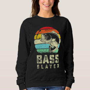Sudadera Pesca retro de Bass Vintage Pescador Bass Fis