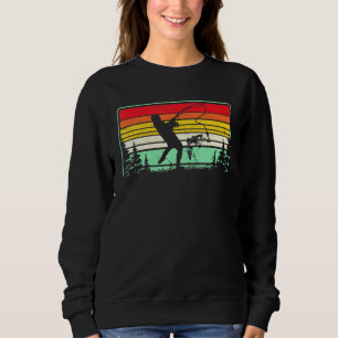 Sudadera Pesca Retro Vintage Bass Pescador Único