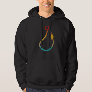 Sudadera Pesca retro vintage de garganta de peces
