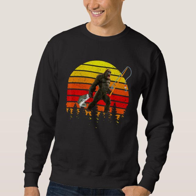 Sudadera Pesca Vintage Pesca Camping Verano (Anverso)