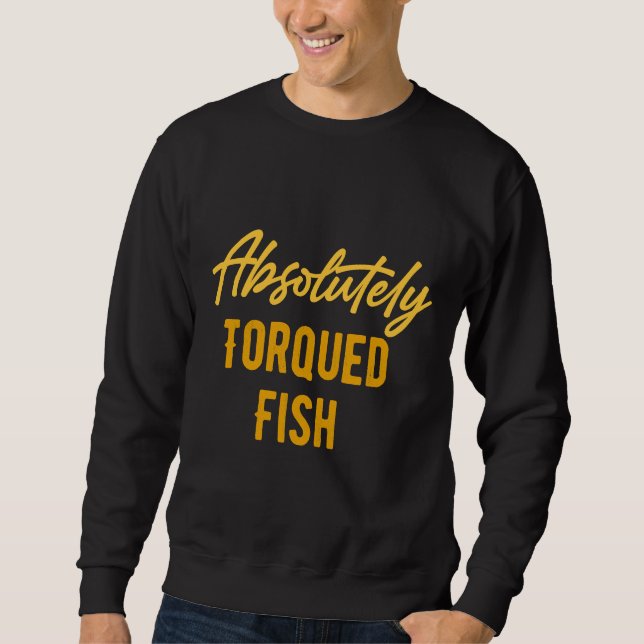 Sudadera Pescado Absolutamente Torcido Zooteado (Anverso)