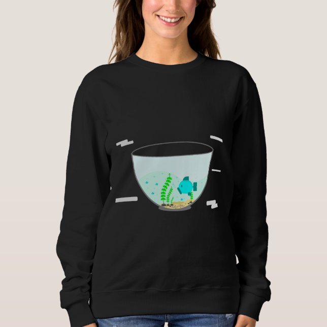 Sudadera Pescado acuario 2 (Anverso)