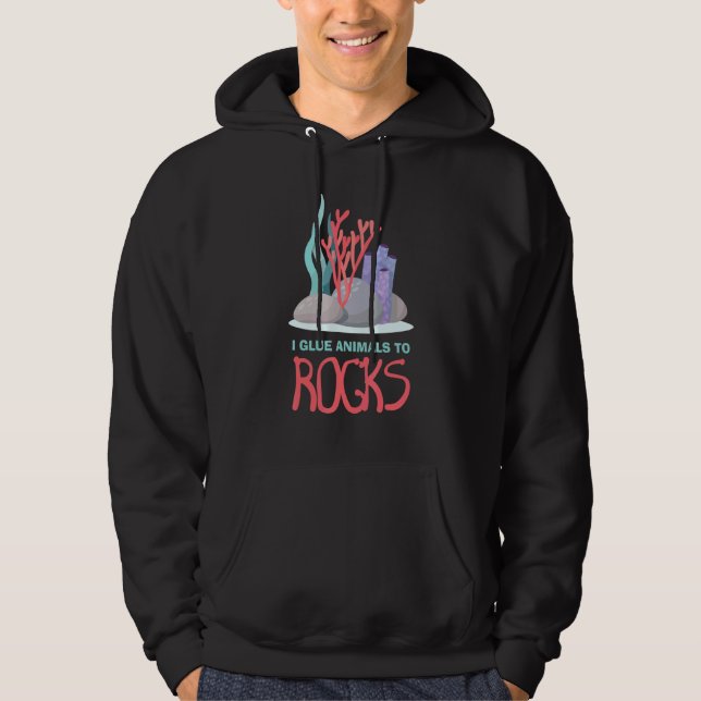 Sudadera Pescado Acuario De Rocas Para Animales (Anverso)
