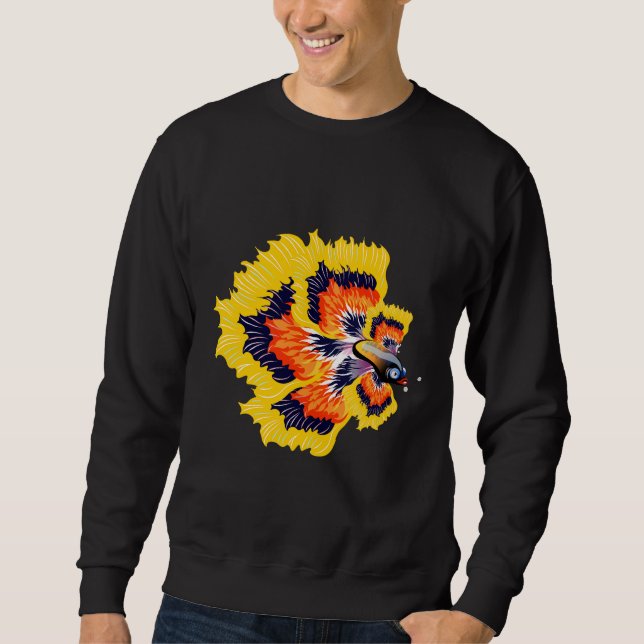 Sudadera Pescado amarillo (Anverso)