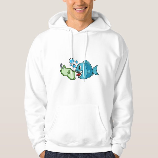 Sudadera Pescado con nota bancaria (Anverso)