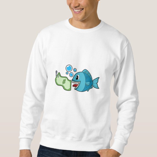 Sudadera Pescado con nota bancaria (Anverso)