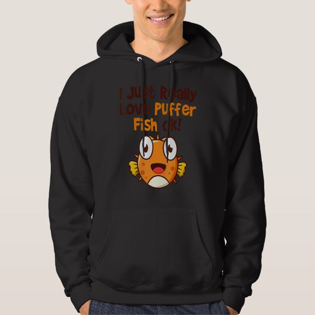 Sudadera Pescado de la especie Puffer Fish 1 (Anverso)
