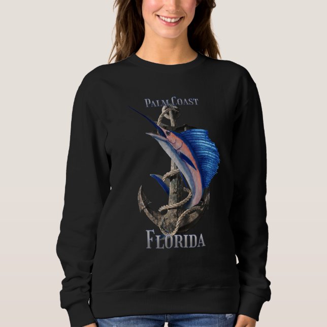 Sudadera Pescado de pez espada Marlin Ocean en la Costa de  (Anverso)