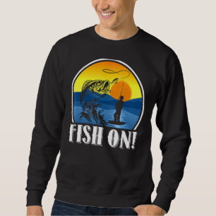 Sudadera Pescado De Vestido Pescador Vintage