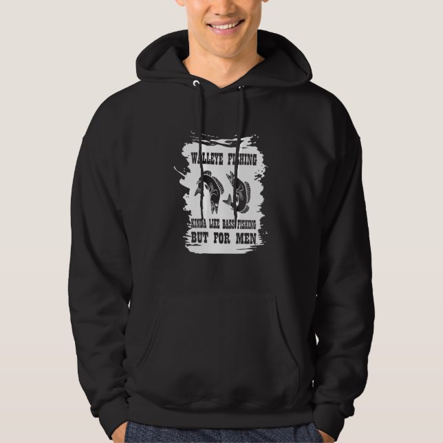 Sudadera Pescado El Mascota De Animales Pescadores Walleye (Anverso)