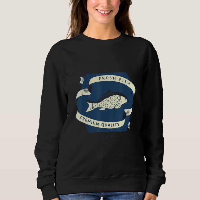 Sudadera Pescado fresco enlatado (Anverso)