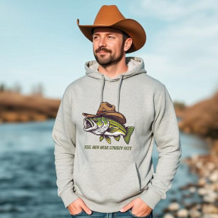 Sudadera Pescado gracioso con un Gorra de vaquero