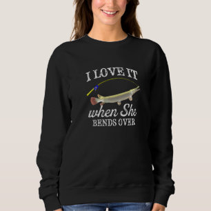 Sudadera Pescado gráfico de agua dulce del lagarto de los h