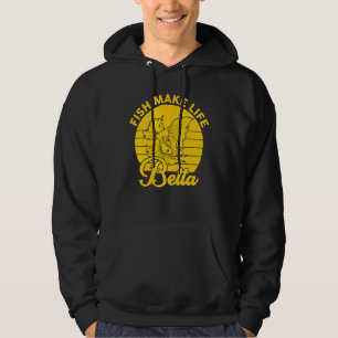 Sudadera Pescado Make Life Betta Pescador Diversión