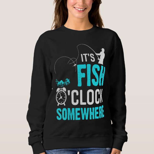 Sudadera Pescado Oclock Pescado Naturaleza al aire libre (Anverso)