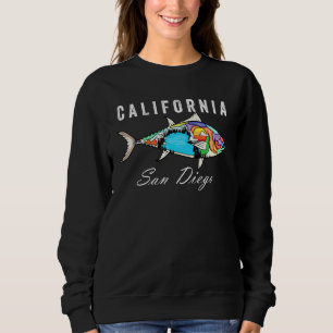 Sudadera Pescado San Diego California Atún Pesca Wi-Fi en a