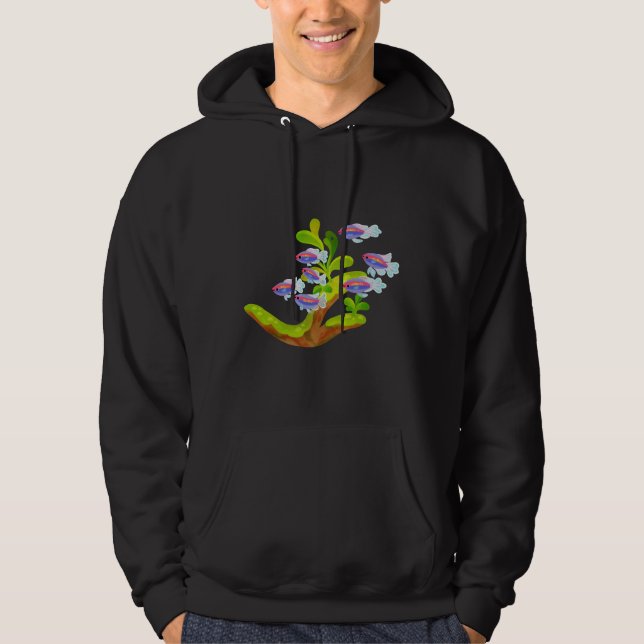 Sudadera Pescado Y Plantas Del Congo Tetra (Anverso)