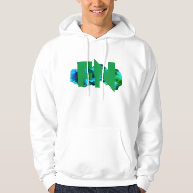 Sudadera pescador146 2.0 verde azulado (Anverso)