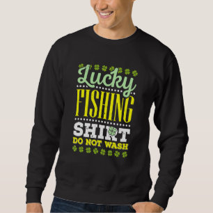 Sudadera Pescador Afortunado Irlanda Hoja Irlandesa St Patr