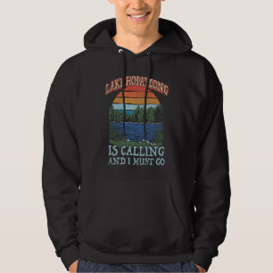 Sudadera Pescador Camping de pesca Lago Retro Vacaciones La