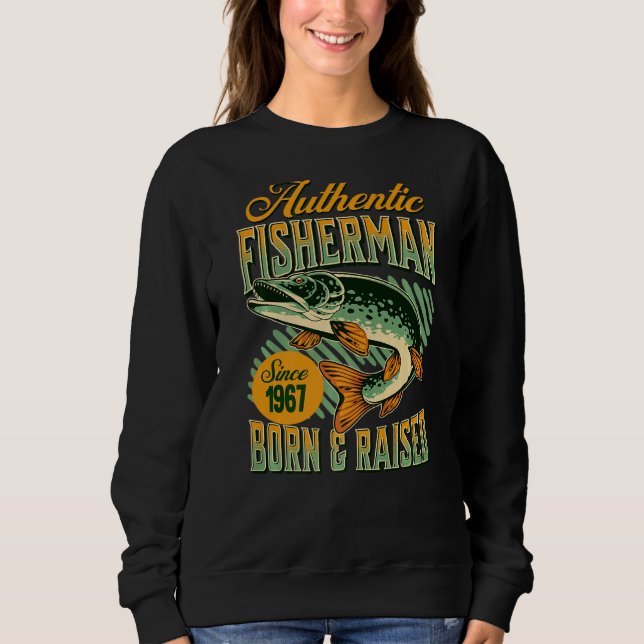 Sudadera Pescador de 55 años de edad desde que (Anverso)