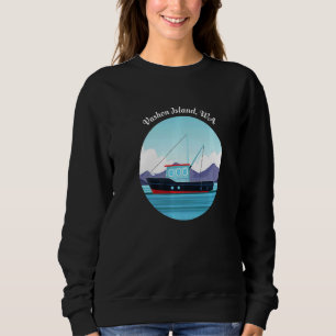 Sudadera Pescador de barcos de pesca de la isla de Vashon, 
