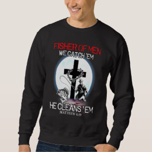 Sudadera Pescador De Hombres Que Los Atrapamos, Él Los Limp