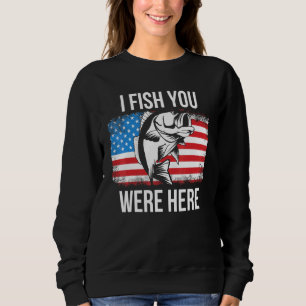 Sudadera Pescador De La Bandera Americana Q 4 De Julio