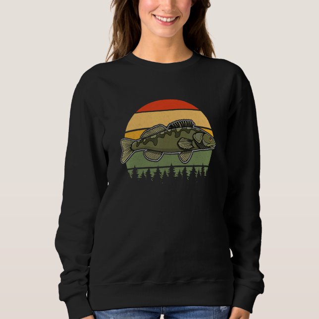 Sudadera Pescador de lucioperca Fogosch Humor de pesca (Anverso)