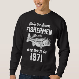 Sudadera Pescador de pesca de 52 años 1971 52º cumpleaños