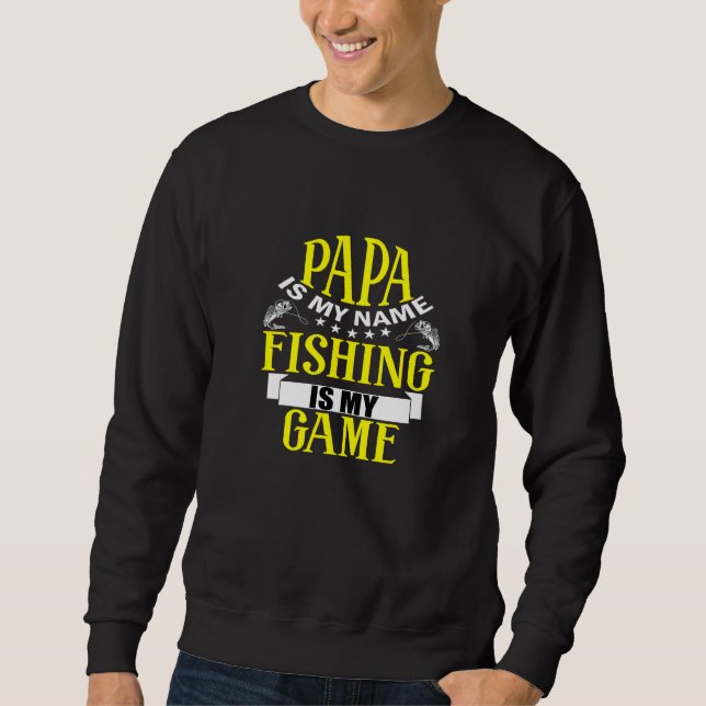 Sudadera Pescador de pescadores hombres Daddy Husba (Anverso)