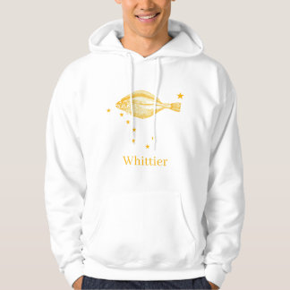 Sudadera Pescador del Halibut de la Bandera Estatal Whittie