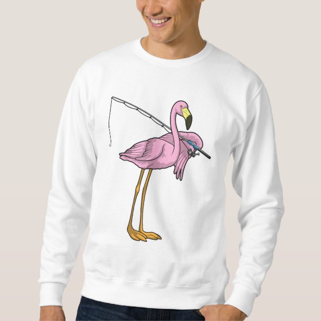 Sudadera Pescador Flamingo (Anverso)