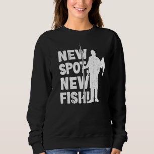 Sudadera Pescador Nuevo lugar Nuevo hincha de pescadores