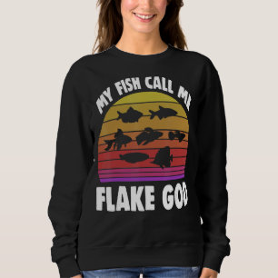 Sudadera Pescador Pescador Mi Pescado Me Llama Flake Dios 2