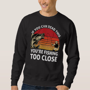 Sudadera Pescador pescador si puedes leer esto eres pescado