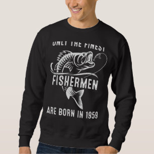 Sudadera Pescador Pesquero De 63 Años 1959 63 Cumpleaños