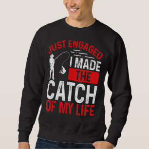 Sudadera Pescador recién involucrado hice la captura de mi