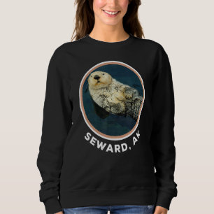 Sudadera Pescador residente de Cute Otter Seward Ak