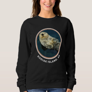 Sudadera Pescador residente de la isla Cute Otter Kodiak